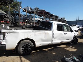 2007 Toyota Tundra SR5 White Extended Cab 5.7L AT 4WD #Z23344